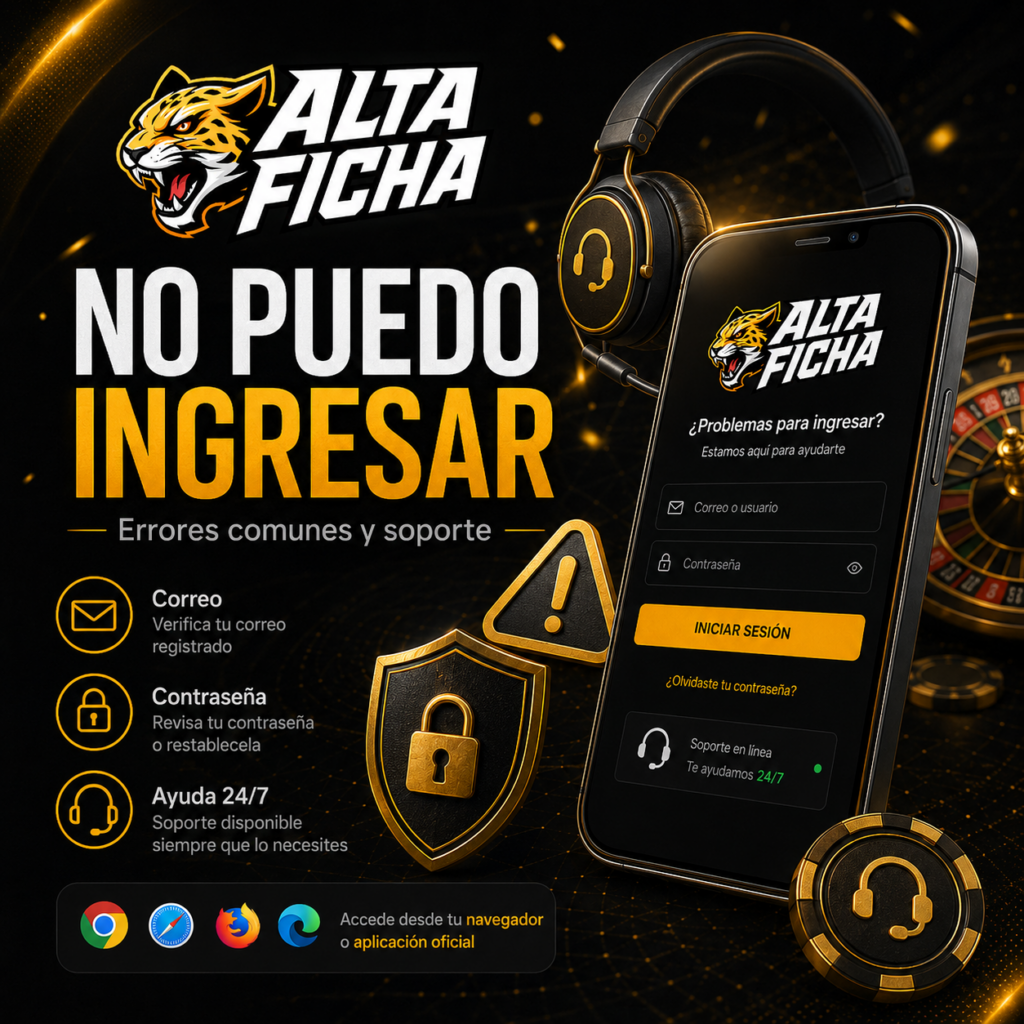 Soluciones para errores de login cuando el usuario no puede ingresar a Altaficha